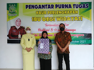 Acara Pengantar Purna Tugas Kaur Perlengkapan Sub Bagian Pembinaan Kejaksaan Negeri Banjarnegara