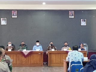 Rapat Koordinasi Percepatan Pelaksanaan Vaksinasi Dalam Rangka Penanggulangan Penyebaran Covid-19 Pada Kabupaten Banjarnegara